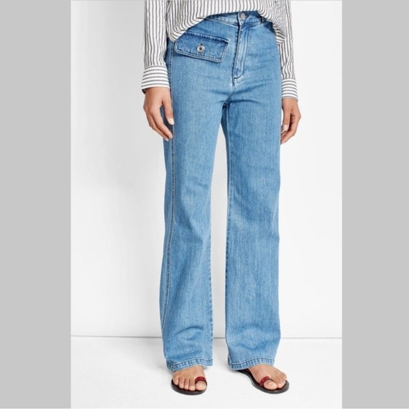 See By Chloe High-Waisted Wide Leg Jeans - Picture 11 of 13